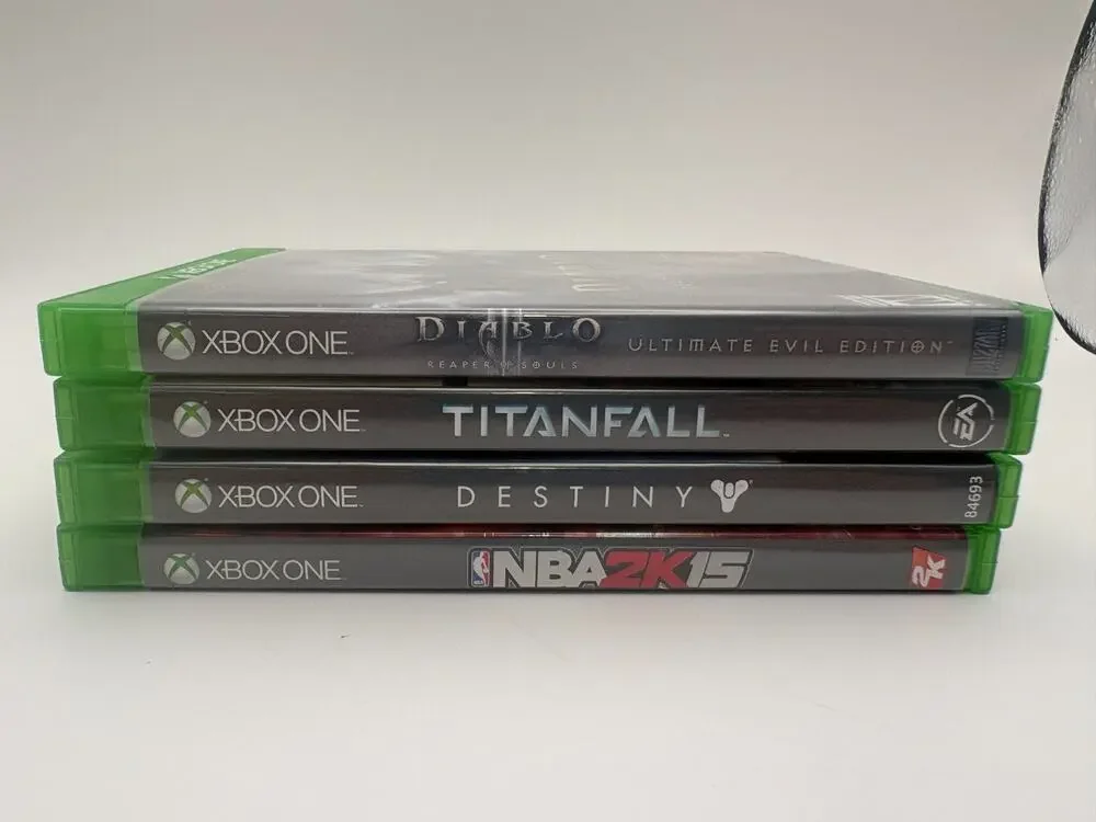Lot of 4 Xbox One Games Tested Working Diablo III Titanfall Destiny NBA 2K15
